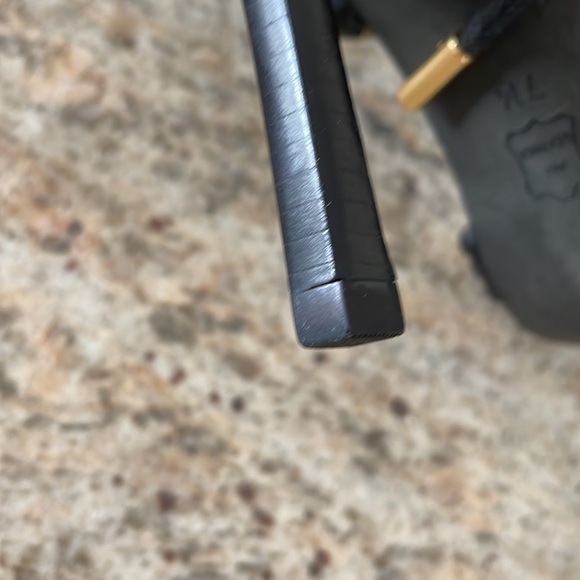 Tory Burch 4 inch Black strappy sexy high heels with gold accents ! Worn once. - Picture 9 of 9